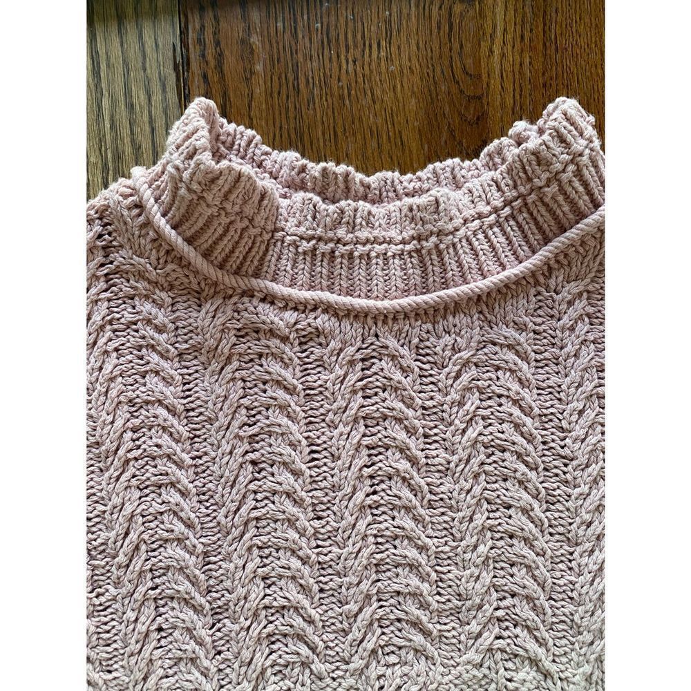 Anthropologie- Anthropologie Marci Dip Dye Cable Knit Ombre Sweater - Picture 4 of 12